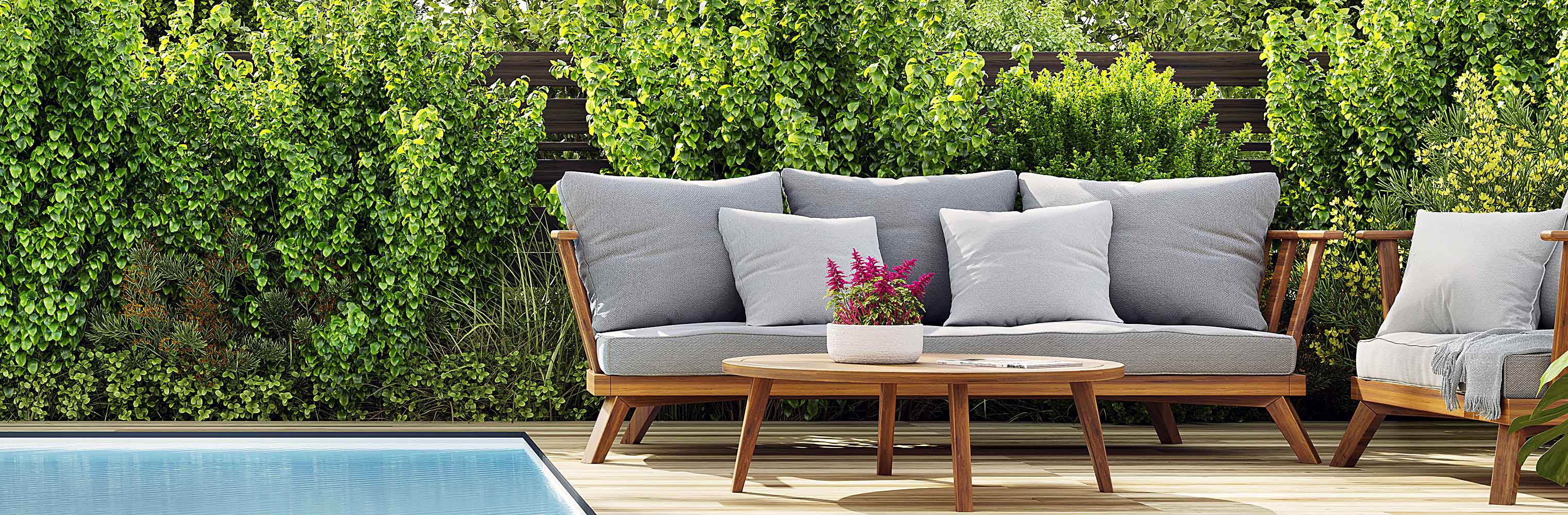 Coussins salon de jardin Sur Mesure : Coussin extérieur